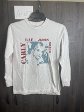 Carly Rae Jepsen SO NICE Tour Concert Long Sleeve Unisex Cotton Shirt Small