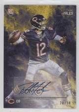 2014 Topps Fire Rookie Gold Auto 20/50 David Fales #150 Auto 0b2