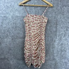 Urban Outfitters Dress Medium Rouched Scrunched Tank Romantic Stretch Girly USA