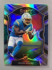 2020 Panini Select Silver Prizm Rookie RC #78 Jason Moore Los Angeles Chargers
