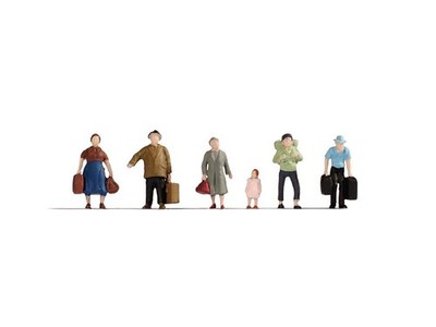 Gaugemaster Hobbyfigur-Set Mit Gepäck (6) TT GM3910102