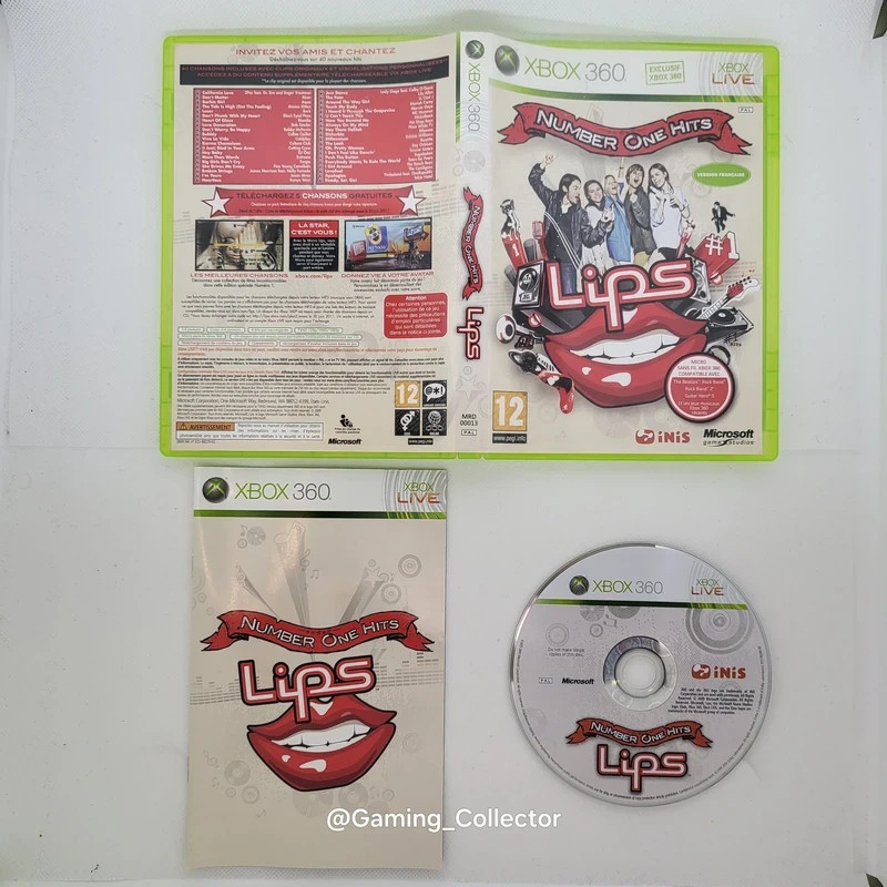 Lips number one hits : Jeu complet pour Xbox 360 en VF