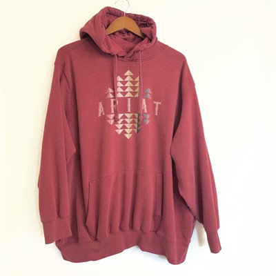 Arial Real  Beartooth Hoodie Womens 3X Red Fleece Sweatshirt Pullover Graphic