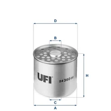 ✅24.360.00 FUEL FILTER UFI NEW DE STOCK