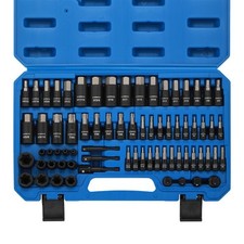 71-piece Master Hex Torx Bit Socket Set 14 38 12 Drive Metrics...