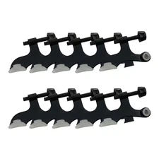 Hollow Core Hinge Pin Door Stop Wall Protector with Rubber Tip in Matte Black Ad