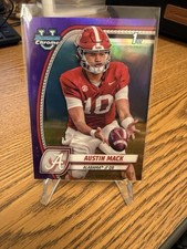 2024 Bowman University Chrome - Austin Mack #87 Purple Refractor /399 (RC)