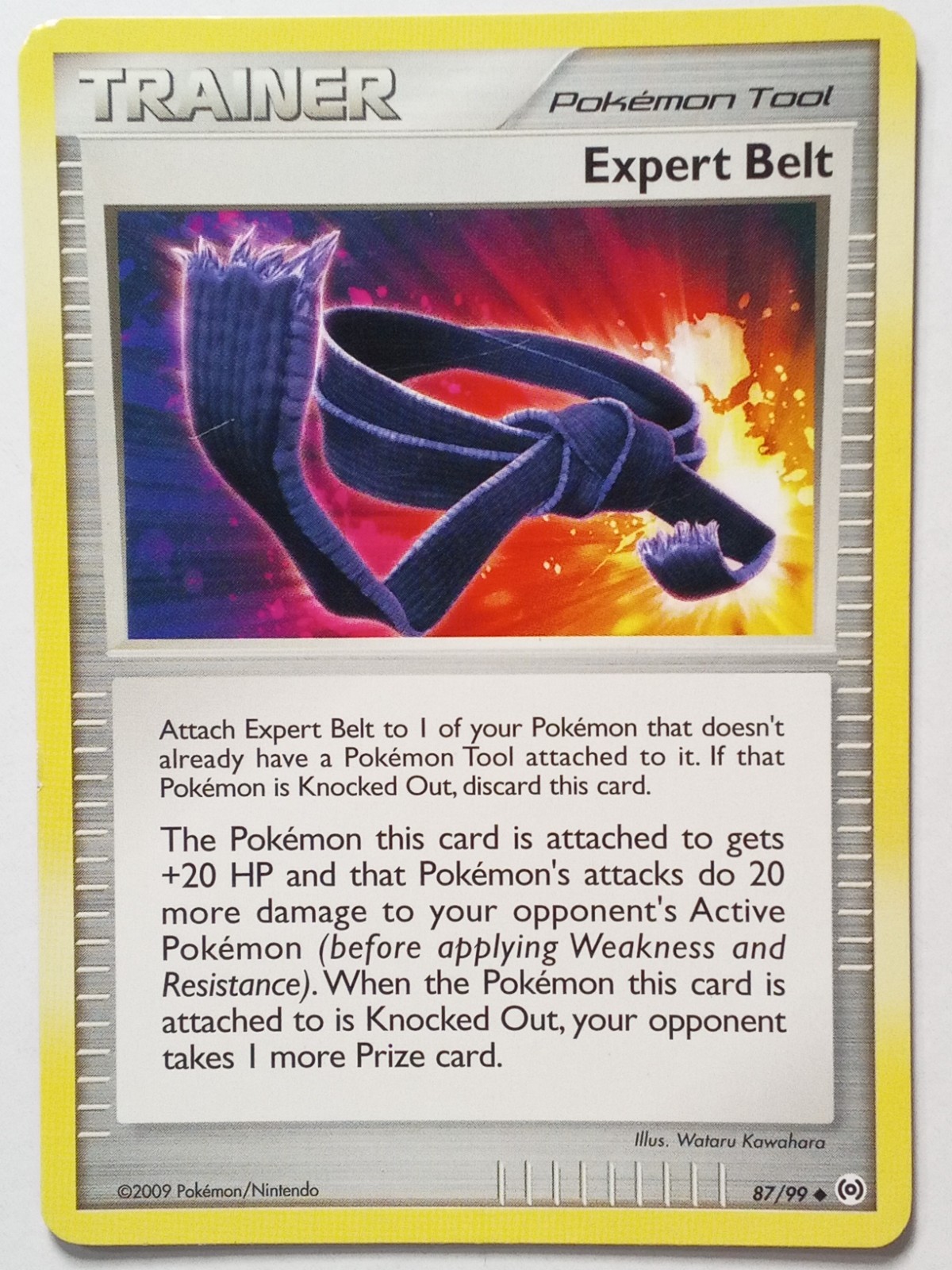 Expert Belt 87/99 DMG - B1G1F - Arceus Pokemon Card $2 Combined Shipping