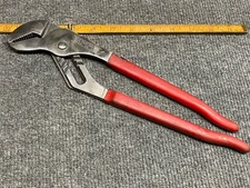 Blue Point Tools CHN 440 12” Slip Joint Pliers Red Handle USA Vintage