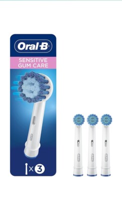 Oral B Sensitive Gum Care Extra Soft 3 Brush Heads 1 Pack