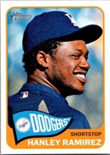 2014 Topps Heritage - Action Variation Hanley Ramirez #437
