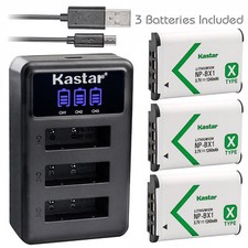 NP-BX1 Battery  Charger for Sony Cyber-shot DSC-RX100M3 RX100 III, WX500, H400