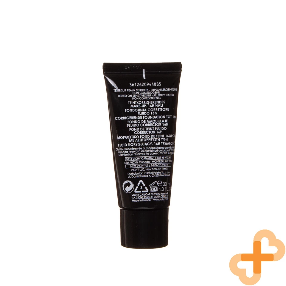 Vichy Demablend Fluid Corrective Foundation 16HR 30ml SPF35 Colour Gold 45 - Image 3 of 4