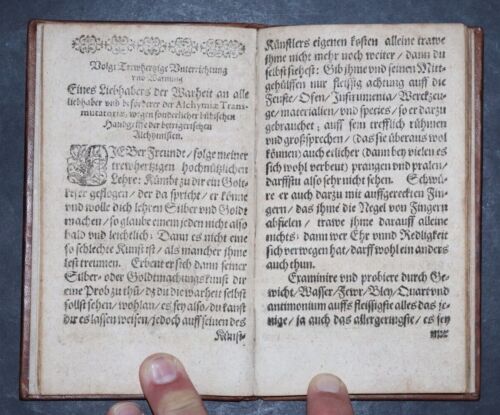 JOHANNES CLAJUS,ALTKUMISTICA DAS IST/ DIE WAHRE GOLDKUNST/ AUS MIST,1616,RAR - Bild 4 von 4