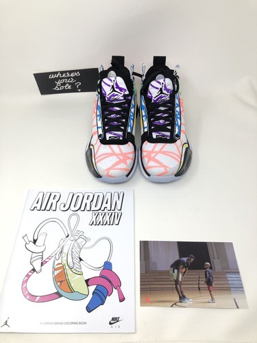 Jordan 34 Zion Williamson Noah Coloring 