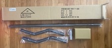 BRAND NEW 72  UNIVERSAL OFFSET SHOWER ROD WITH ENDS  HARDWARE OIL RUBBED BRONZE