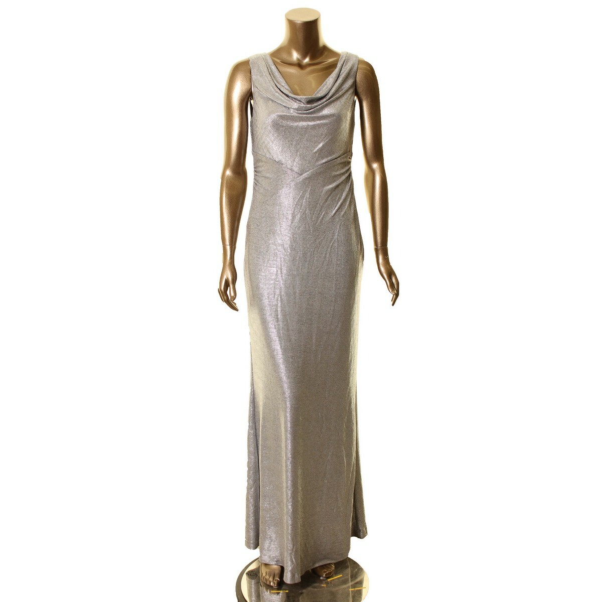 silver ralph lauren dress