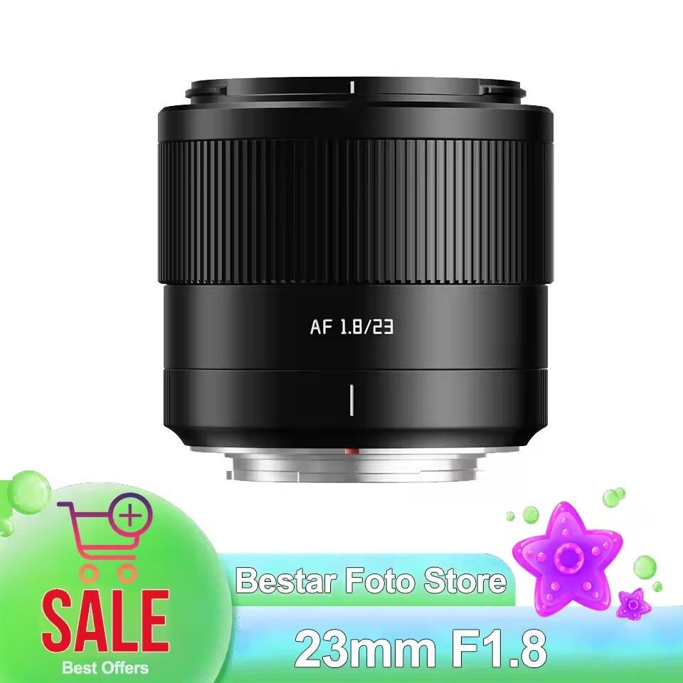 TTArtisan AF 23mm F1.8 APS-C STM Auto Focus Prime Lens for