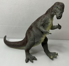 Vintage Pachycephalosaurus PVC TOY Dinosaur Figure Model 1991 Green / Brown