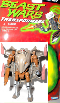 Transformers Beast Wars 1996 RATTRAP complete FULL CARD vintage 95