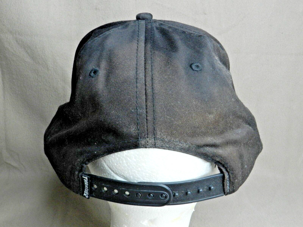 Casquette Snapback Thrasher SkateGoat Noire Et Verte Brodée - Maille Adjustable
