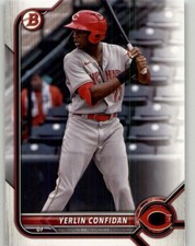2022 Bowman Draft Yerlin Confidan #BD-199 Cincinnati Reds