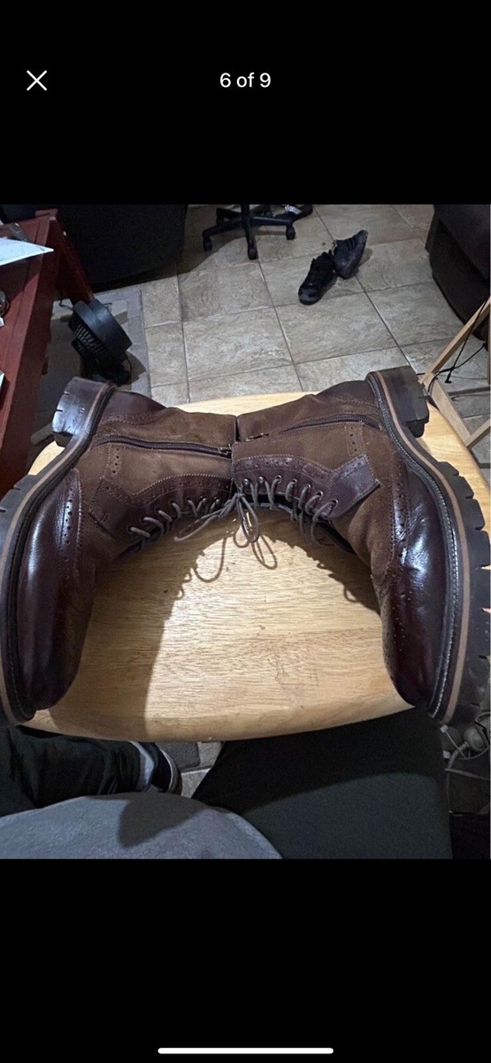 Johnston & Murphy XC Flex Cody Wingtip Zip Boot - Mahogany  display picture 2