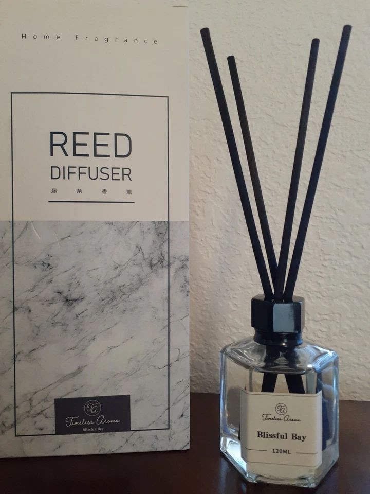 Refresque sua casa com difusor Blissful Bay Reed - Natural e de longa duração - Imagem 4 de 4