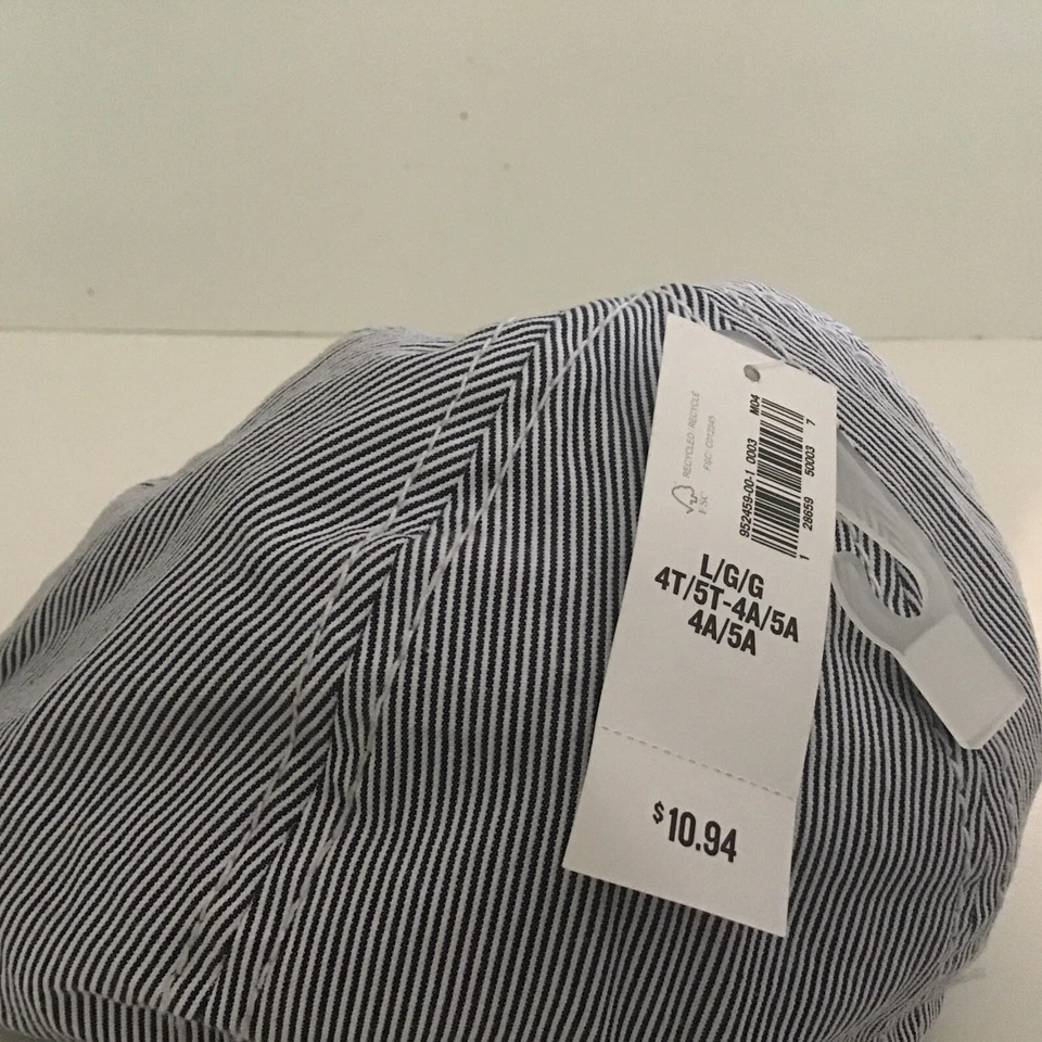 Old Navy Chambray Driving Cap Boys Size L 4T/5T  Railroad Stripe New $10.94 - Image 4 of 4