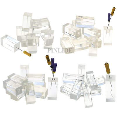 Thooth Block 10Pcs Dental Transparent Endo Training Blocks Root Canal Practice Tooth ...