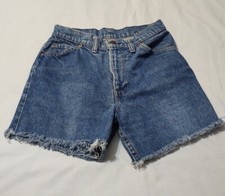 Levi's Vintage Orange Tab Cutoff Jean Shorts Size 11 Runs Small 