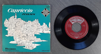 Capriccio Italien op. 45 Peter I. Tschaikowsky Vinyl Single 7'' Telefunken UV 108