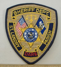 ST. LANDRY D.A.R.E. PARISH SHERIFF LOUISIANA FABRIC PATCH