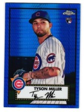 2021 Topps Chrome Platinum Anniversary Blue Prizm #114 Tyson Miller