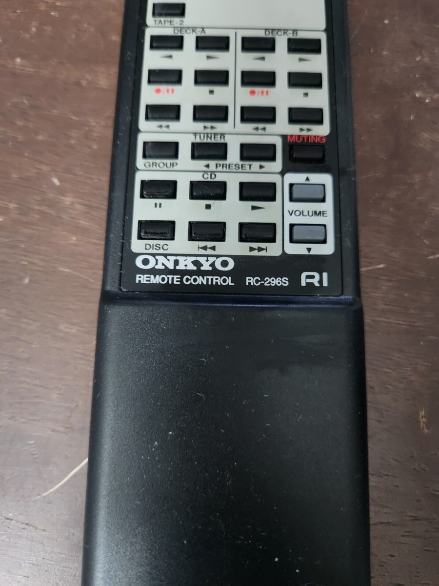 ONKYO RC-296S A/V RECEIVER REMOTE - OEM - TX-8210 TX-8210R | eBay
