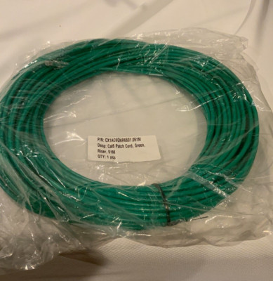 Cat6 Patch Cord Riser Ethernet Cable Green, Model# CX1AC6GNR6601.051M, 51m/167ft