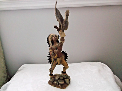 1995 Hamilton Collection  Talisman of Courage 15  Native American Sculpture