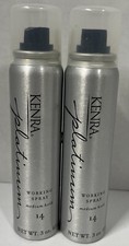 Kenra Platinum Set Of 2 Working Sprays 14, 3 oz Each, 80 VOC, Made In USA