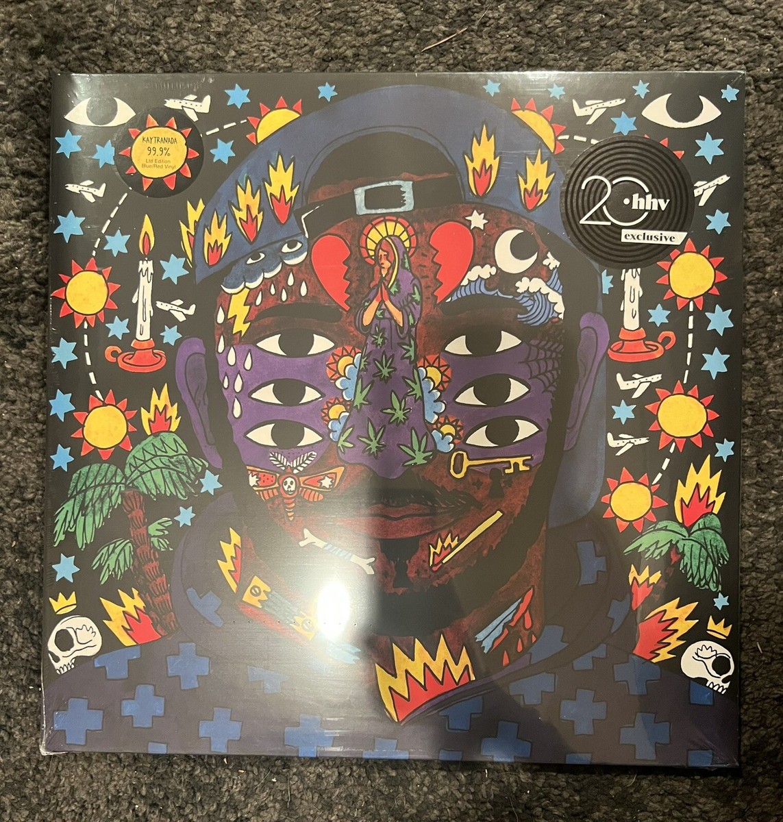99.9% (limited red & blue hhv vinyl) - kaytranada /1000 | eBay