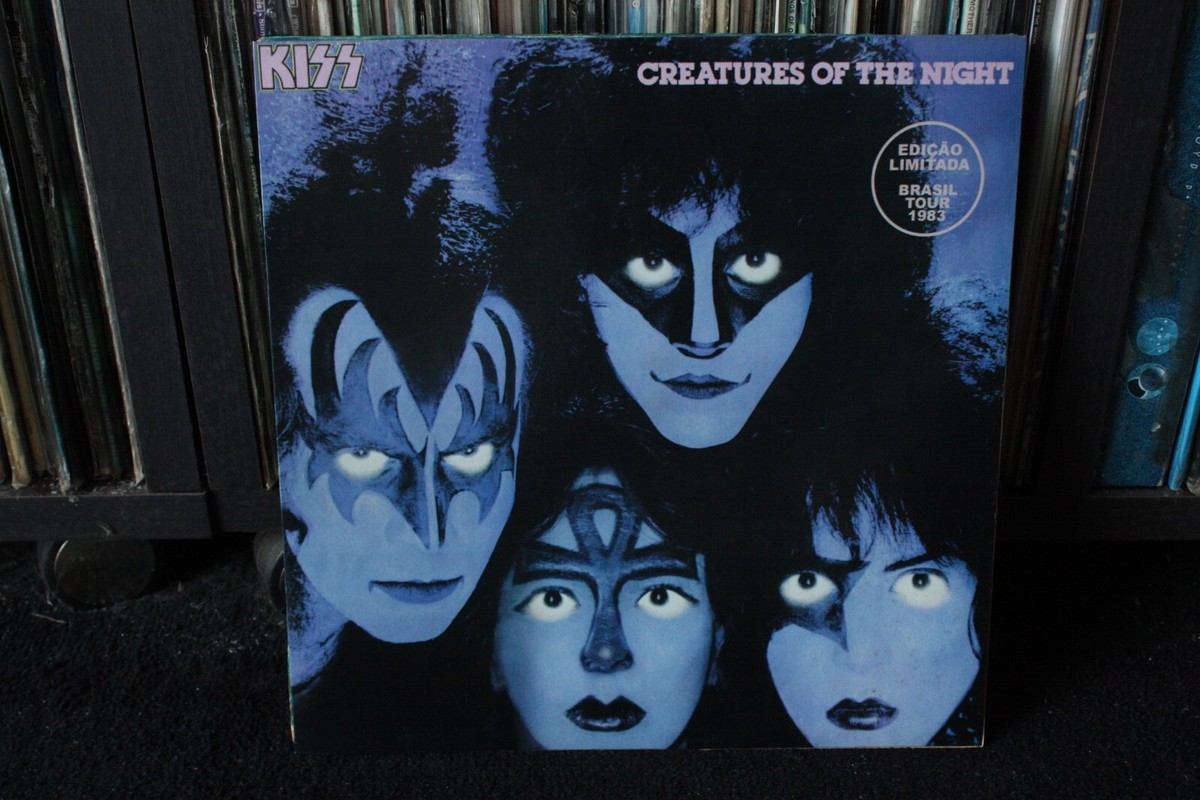 KISS CREATURES OF THE NIGHT VINNIE COVER BRAZIL ORIGINAL 1983 KISS CREATURES OF THE NIGHT VINNIE COVER BRAZIL ORIGINAL 1983