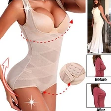 Women Full Body Shaper Compression Shapewear Belly Control Bodysuits Slimming US