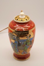 Rauchverzehrer, Porzellan, Japanstil, h&uuml;bsch bemalt, Original Aerozon, um 1930