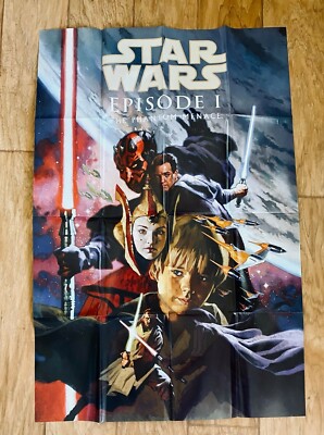 NEW Star Wars Episode 1 The Phantom Menace poster 1999 Dark Star - 2''X3'' Folded