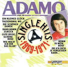 (CD)  Adamo - Single Hits 1969-1971 - Ein Kleines Glück, Die Schönen Damen, u.a.