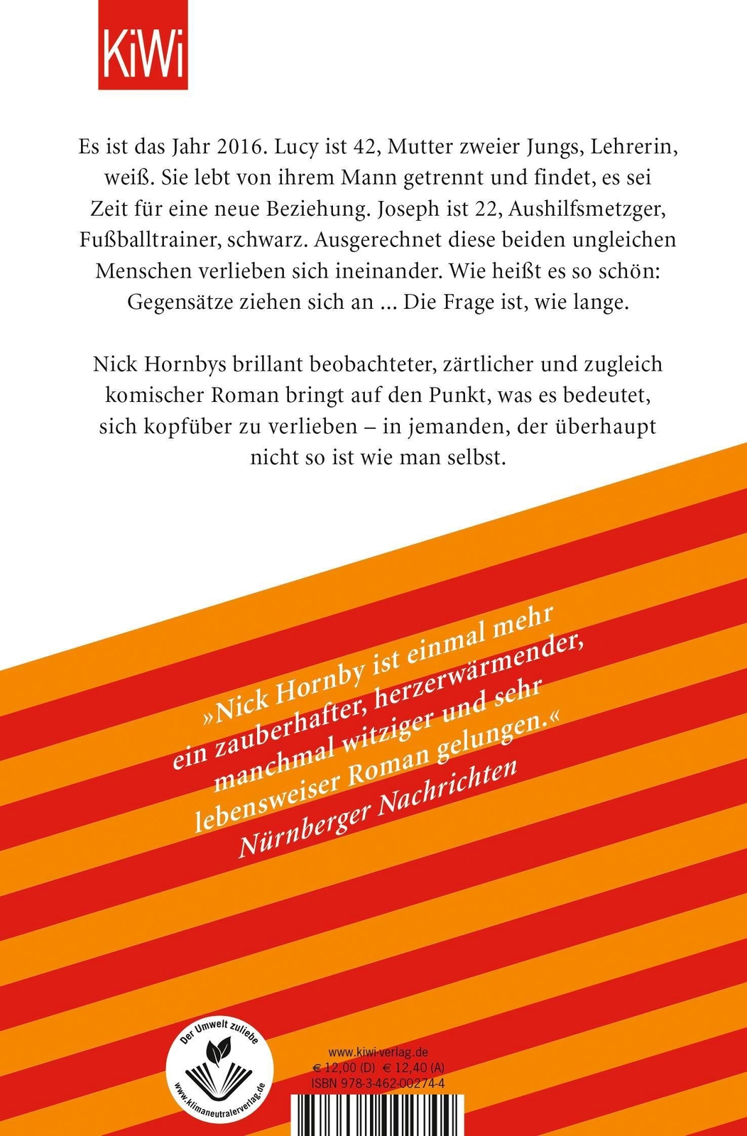 Thumbnail - Just Like You | Nick Hornby | Roman | Taschenbuch | 384 S. | Deutsch |