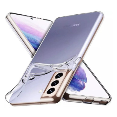 Luxus Hülle Samsung Galaxy S21 5G Silikon Schutzhülle Slim Fit Case Transparent