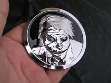 THE JOKER Chrome Metal Emblem - Batman CAR BADGE