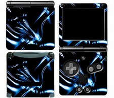 Dark Blue 020 Vinyl Decal Skin Cover Sticker for Game Boy Advance GBA SP