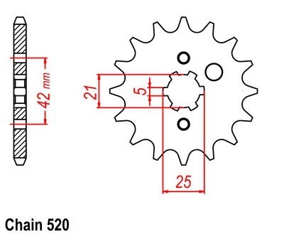 04-13 YAMAHA RAPTOR 350 SPROCKET SET 13/38 & GOLD O-RING CHAIN KIT - Picture 3 of 3