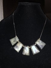 Stress And Anxiety Relief Labradorite Natural Gemstone Necklace